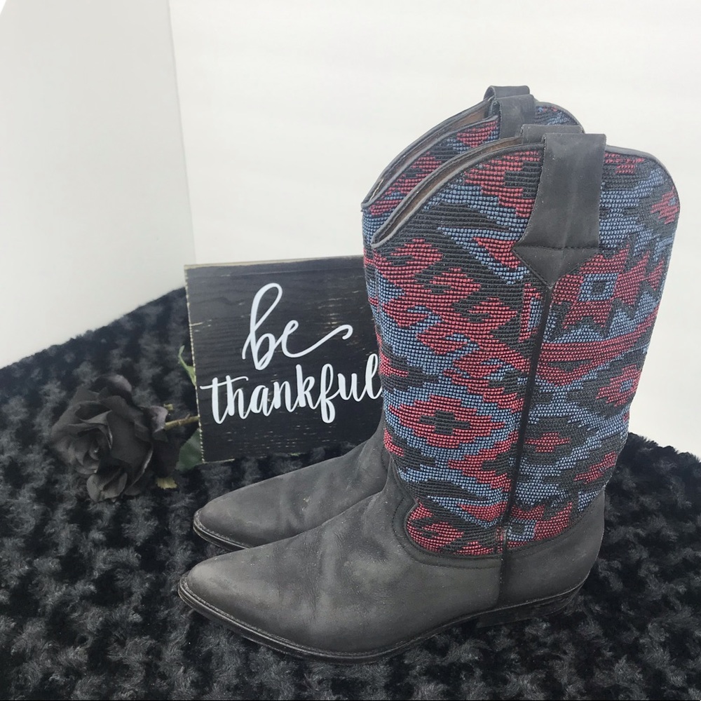 Vintage Guess Cowboy Boots